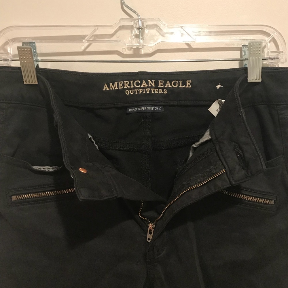 American Eagle Stretch X Black Skinny Jeans
